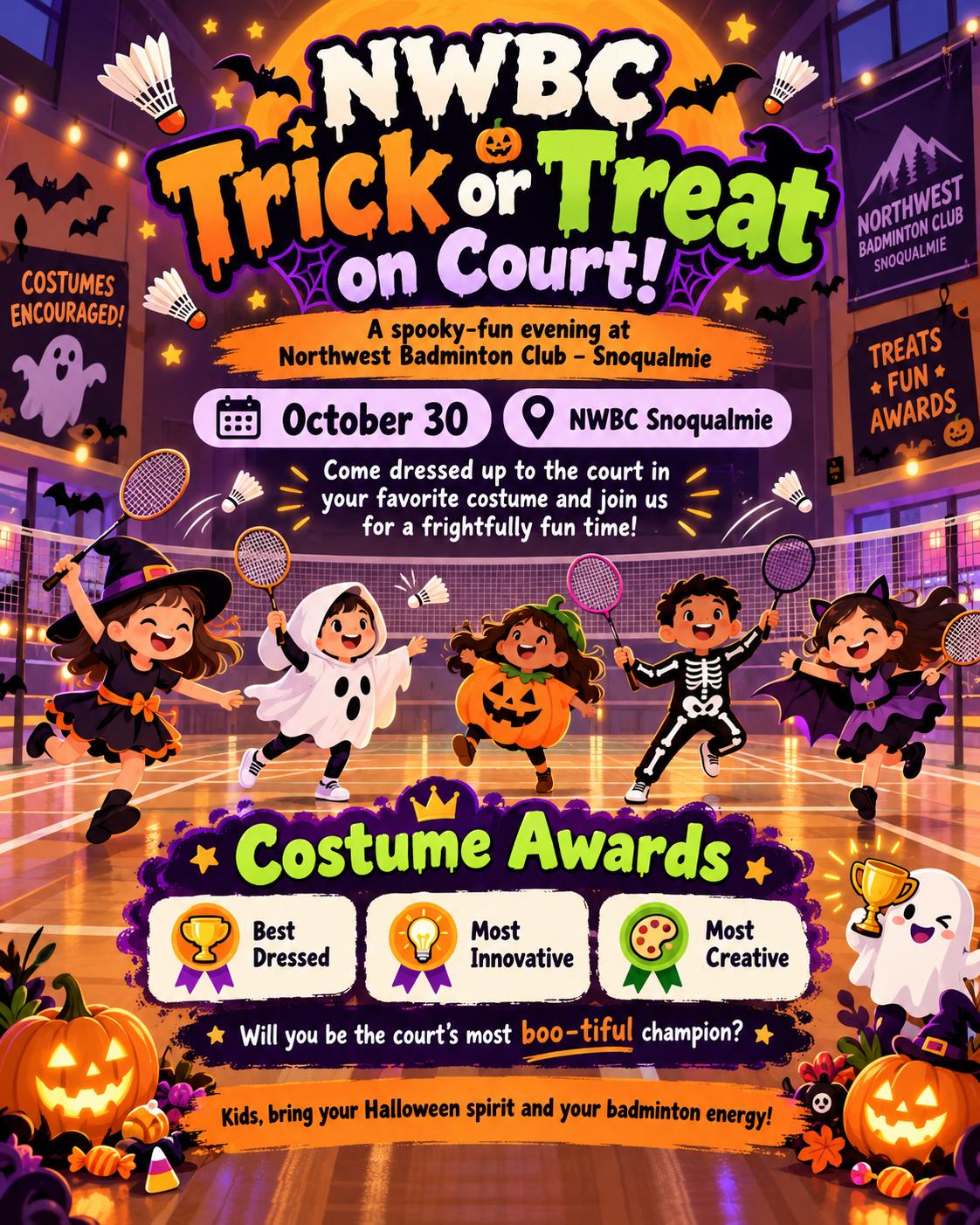 NWBC Trick or Treat on Court